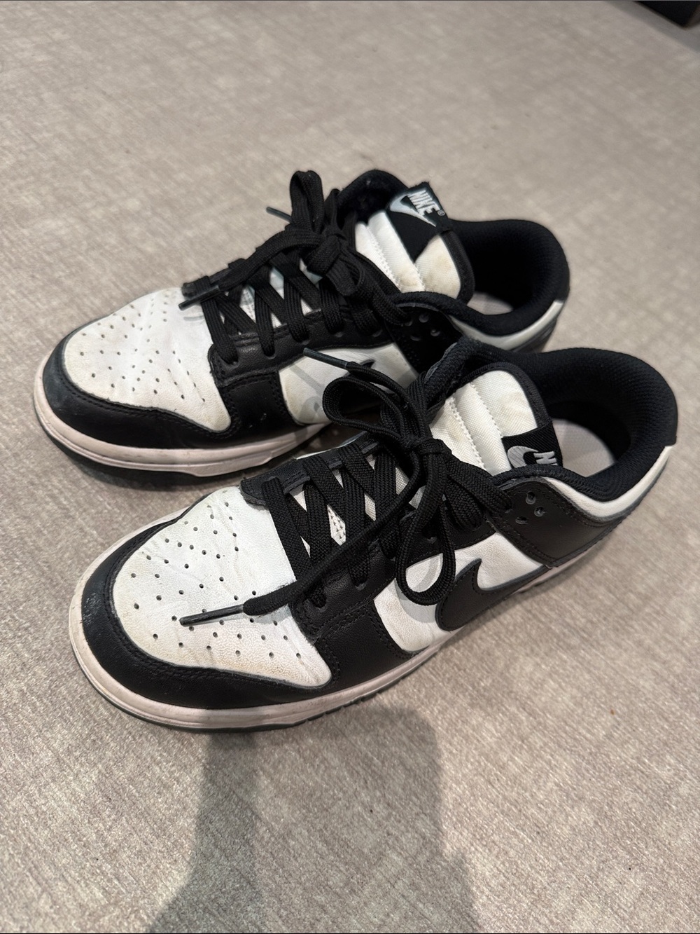 Nikes womans Panda Sneakers